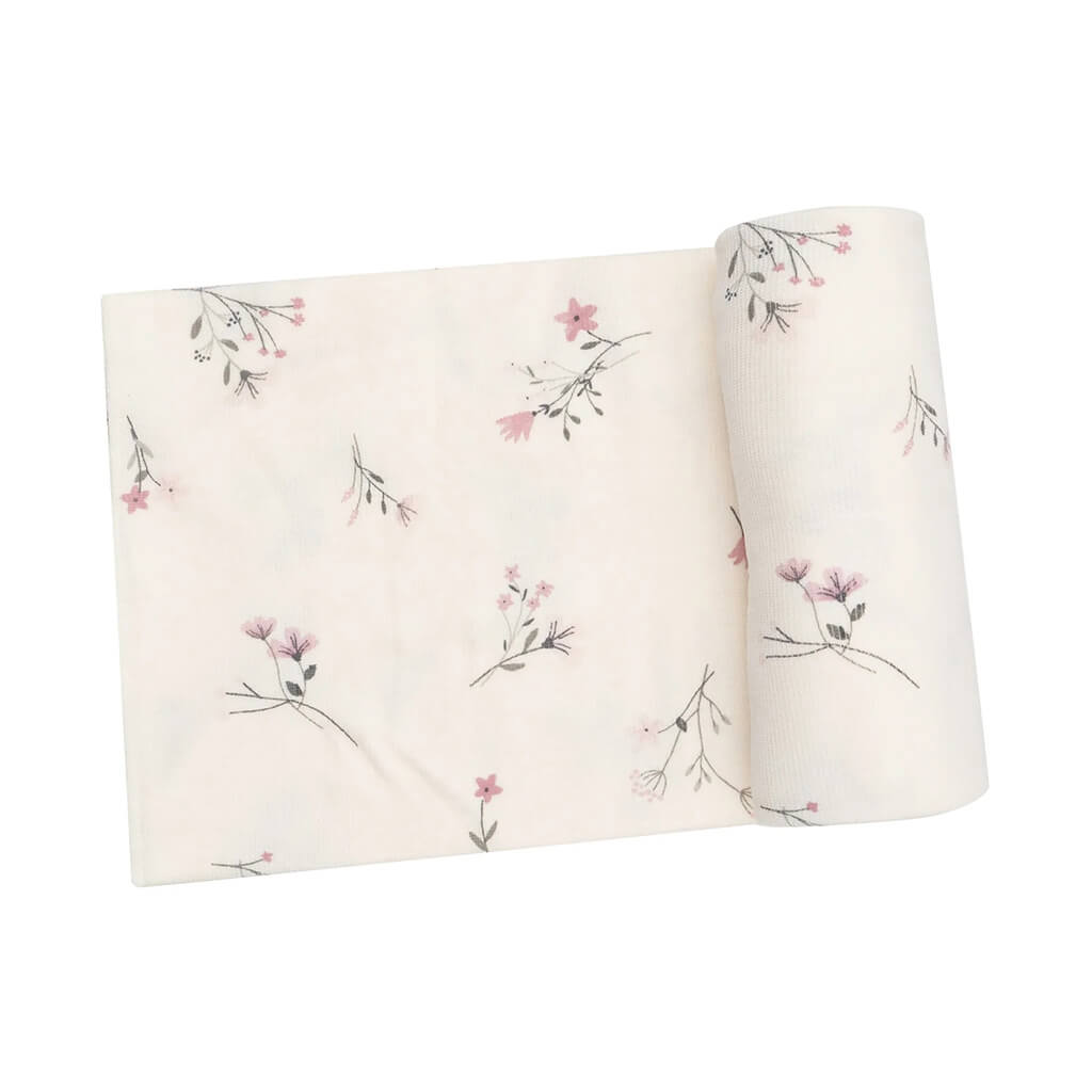 Angel Dear Muslin Swaddle Blanket Wispy Floral