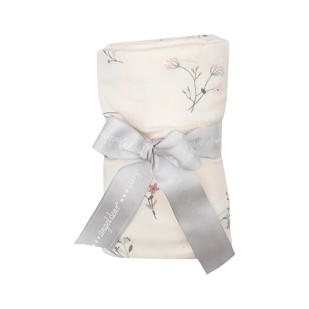 Angel Dear Muslin Swaddle Blanket Wispy Floral