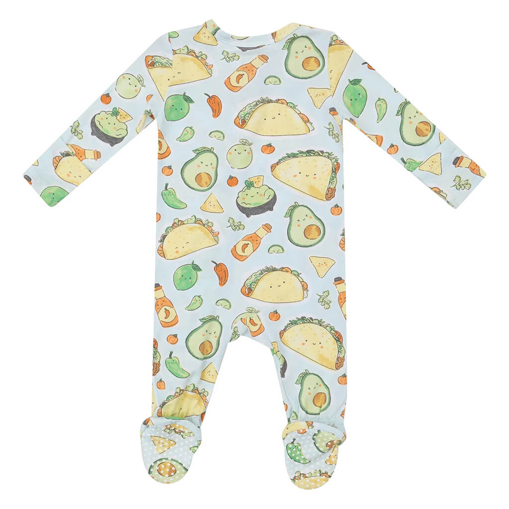 Angel Dear 2-Way Zipper Footie Happy Tacos