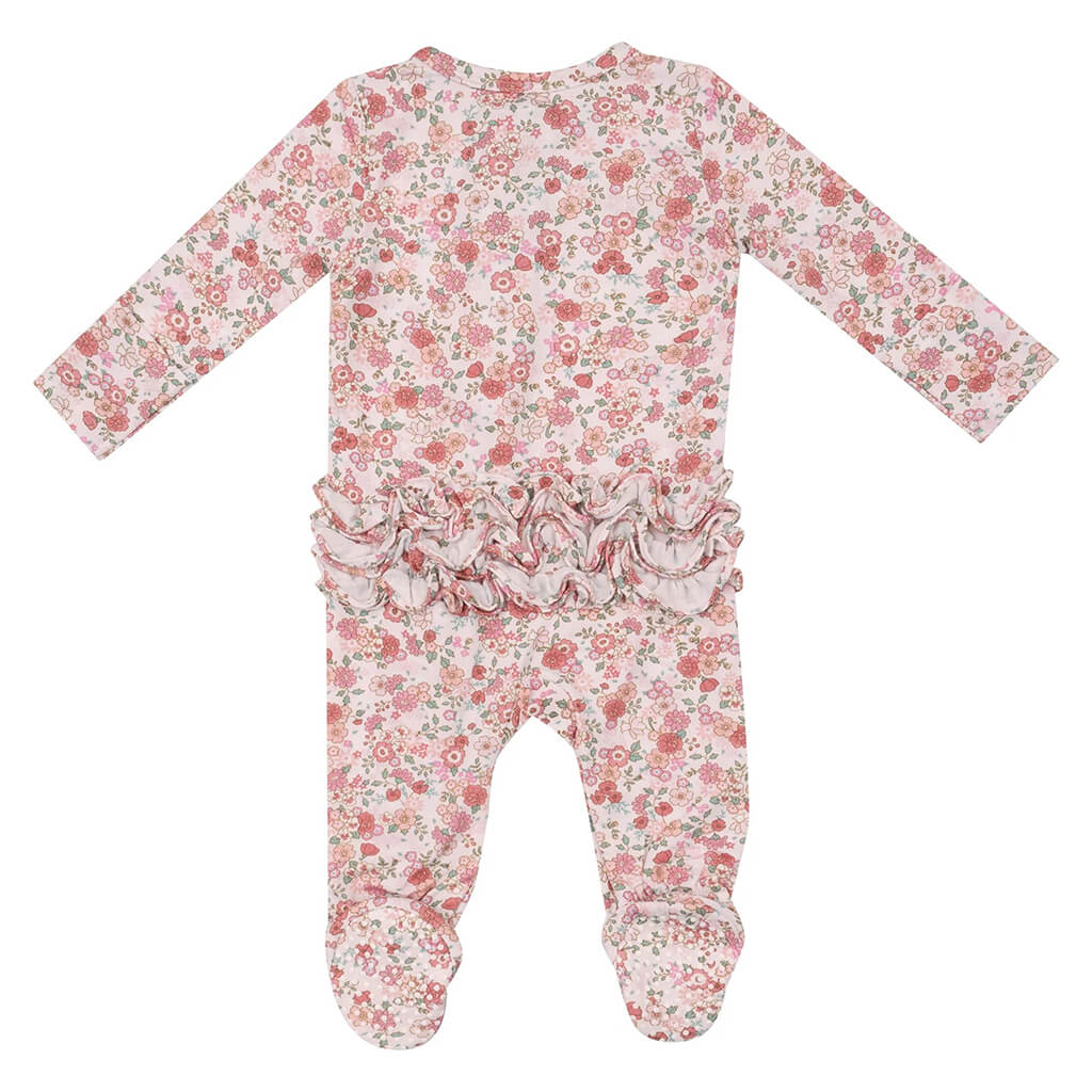 Angel Dear 2-Way Ruffle Zipper Footie Pretty Calico