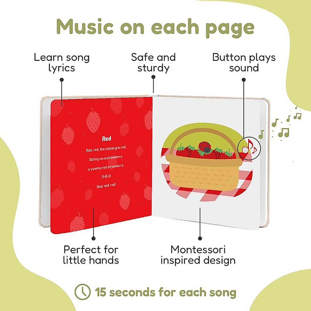 Sing El Colornote Books Colors Interactive Sing Along Book – NINI and LOLI