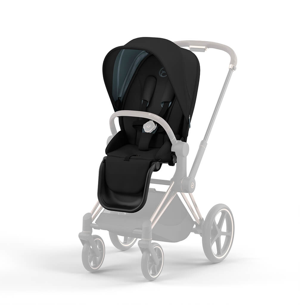 Color_Deep Black | Priam 4/e-Priam 2 Seat Pack | NINI and LOLI
