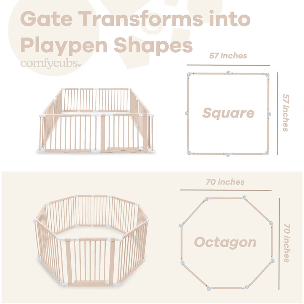 Color_Blush | 2-in-1 Playpen and Gate | NINI and LOLI
