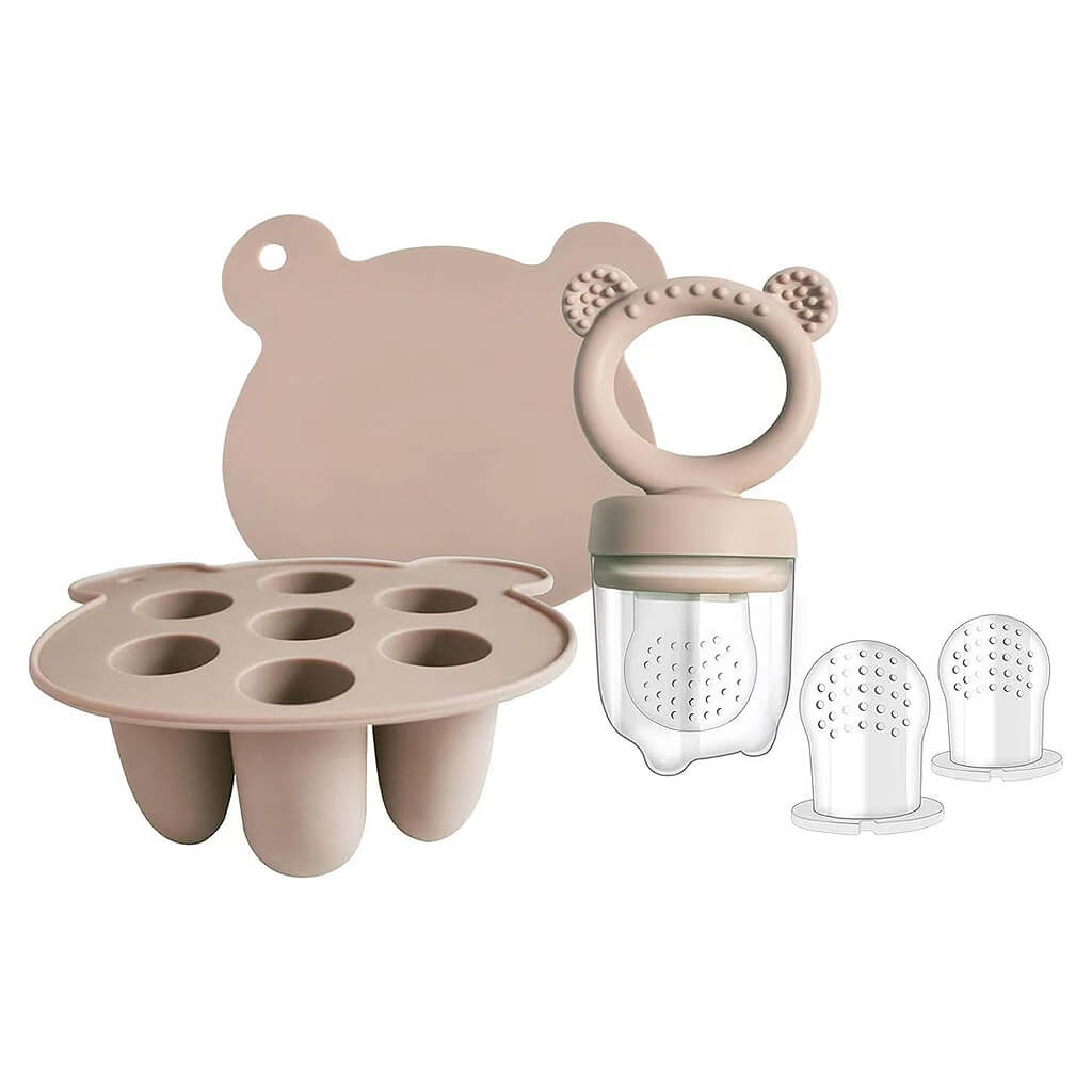 Color_Beige | Bear Fruit Feeder | NINI and LOLI