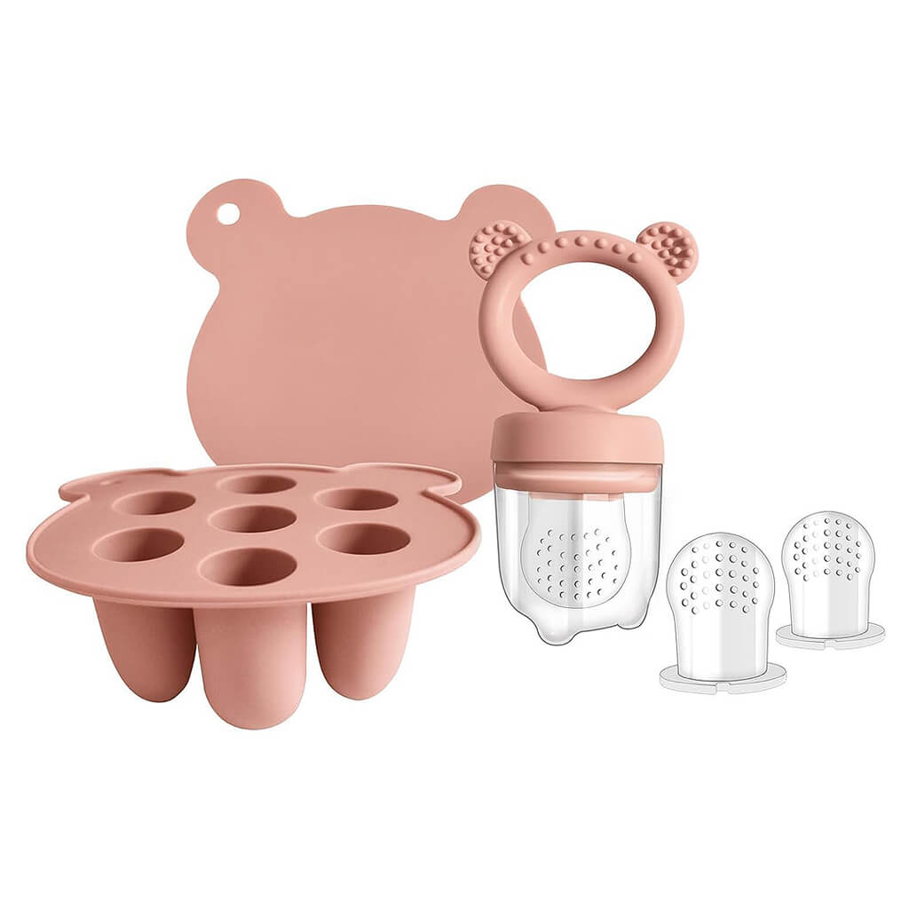 Color_Pink | Bear Fruit Feeder | NINI and LOLI