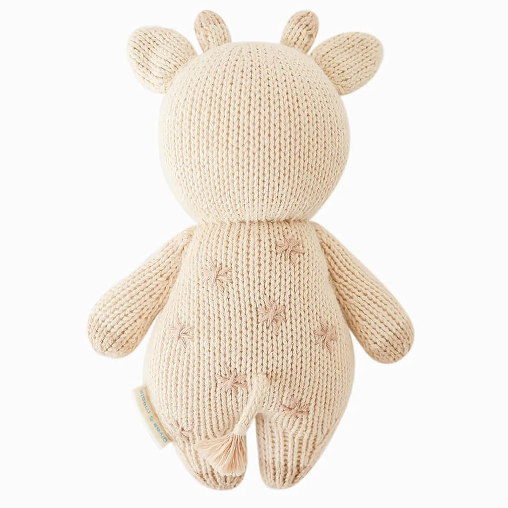 Hand Knit Doll Baby giraffe