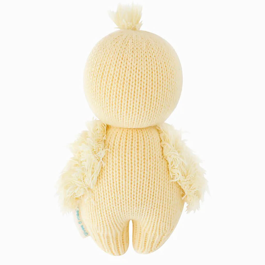 Hand Knit Doll Baby Duckling