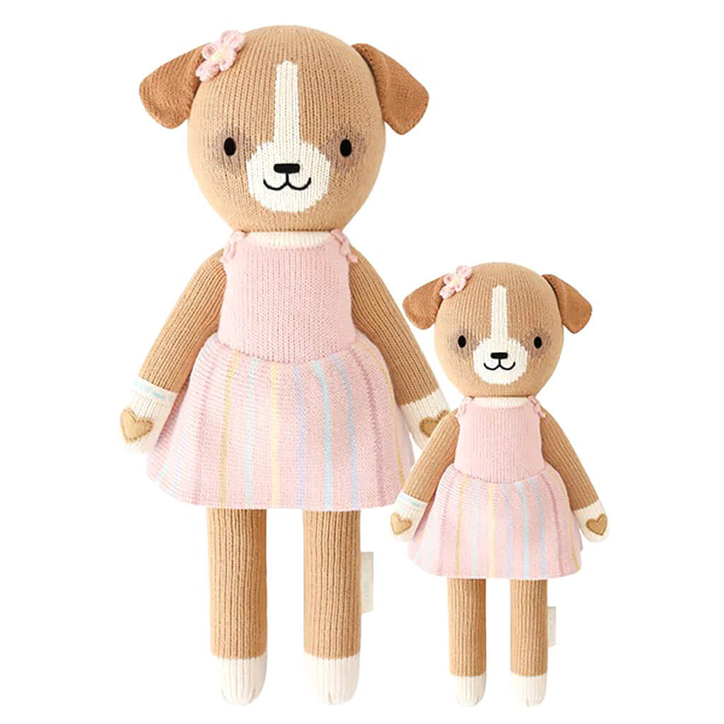 Hand Knit Doll Bea The Dog