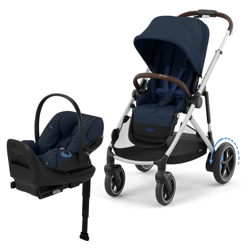 Color_Ocean Blue (Silver Frame) | e-Gazelle S + Cloud G Lux | NINI and LOLI