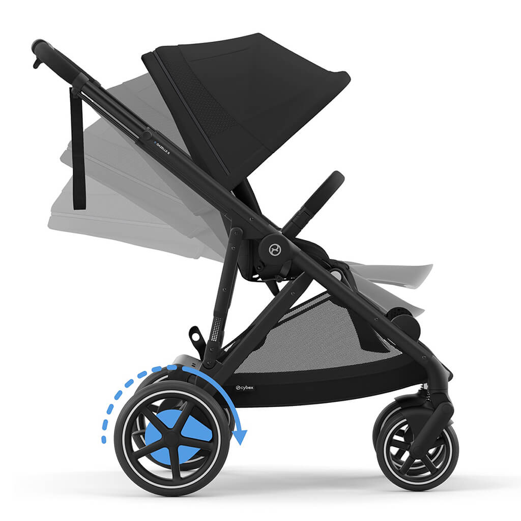 e-Gazelle S Stroller - Black Frame