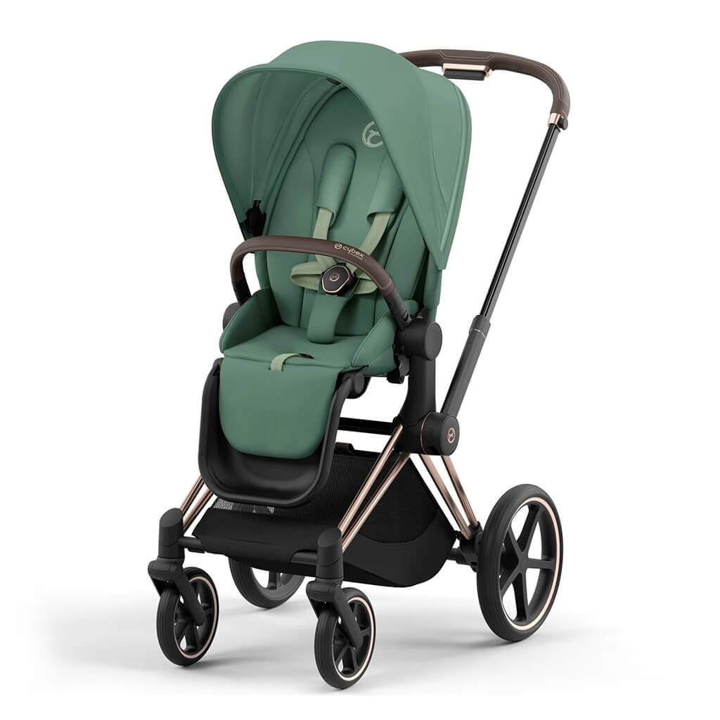 Color_Leaf Green | Cybex Priam 4 Complete Stroller Rose Gold/Brown | NINI and LOLI