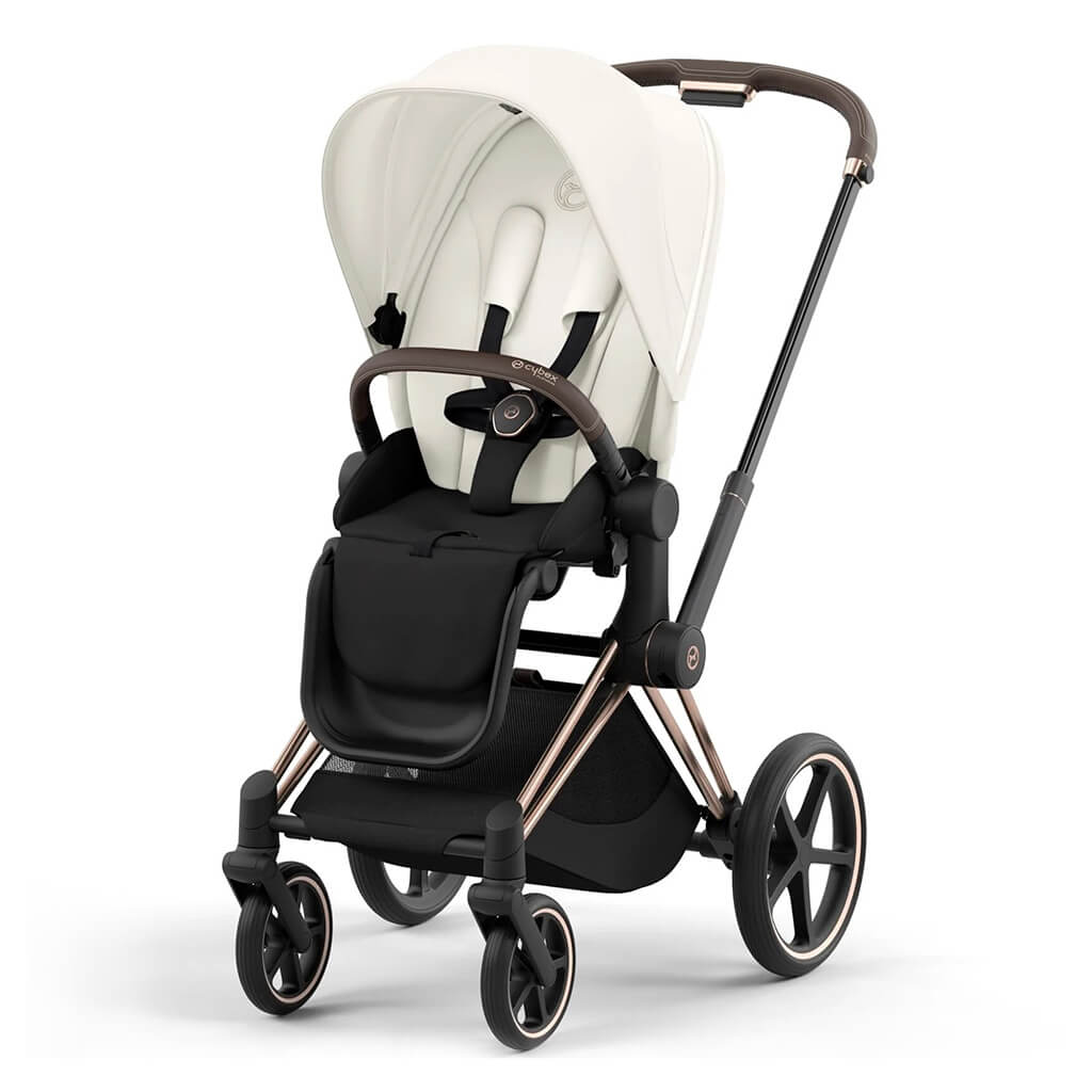 Color_Off White | Cybex Priam 4 Complete Stroller Rose Gold/Brown | NINI and LOLI