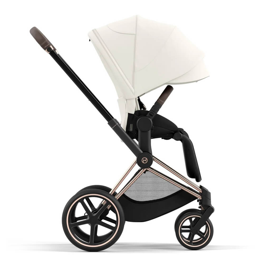 Color_Off White | Cybex Priam 4 Complete Stroller Rose Gold/Brown | NINI and LOLI