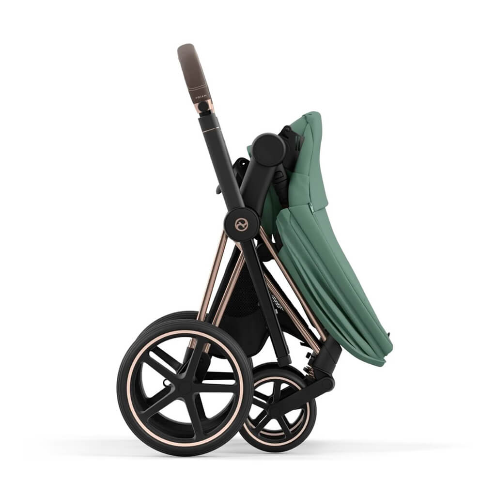 Color_Leaf Green | Cybex Priam 4 Complete Stroller Rose Gold/Brown | NINI and LOLI