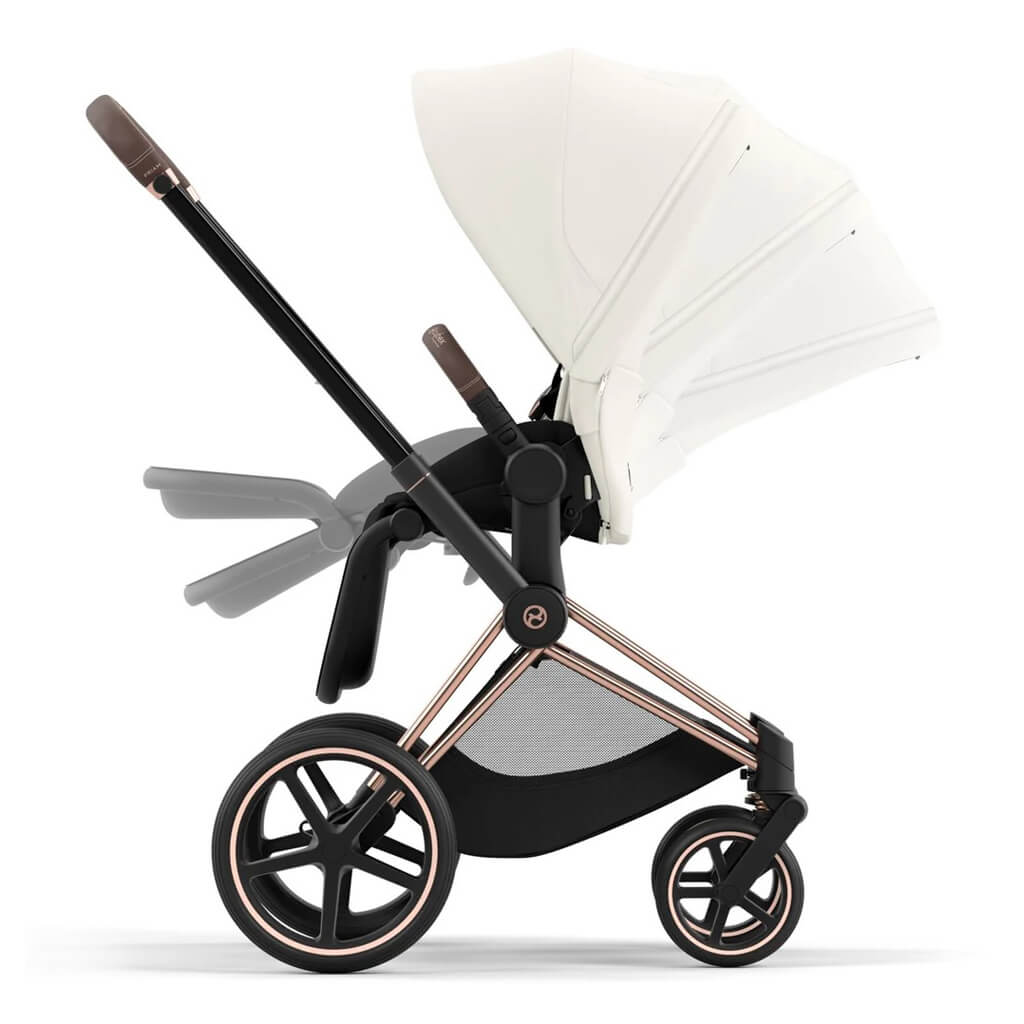 Color_Off White | Cybex Priam 4 Complete Stroller Rose Gold/Brown | NINI and LOLI