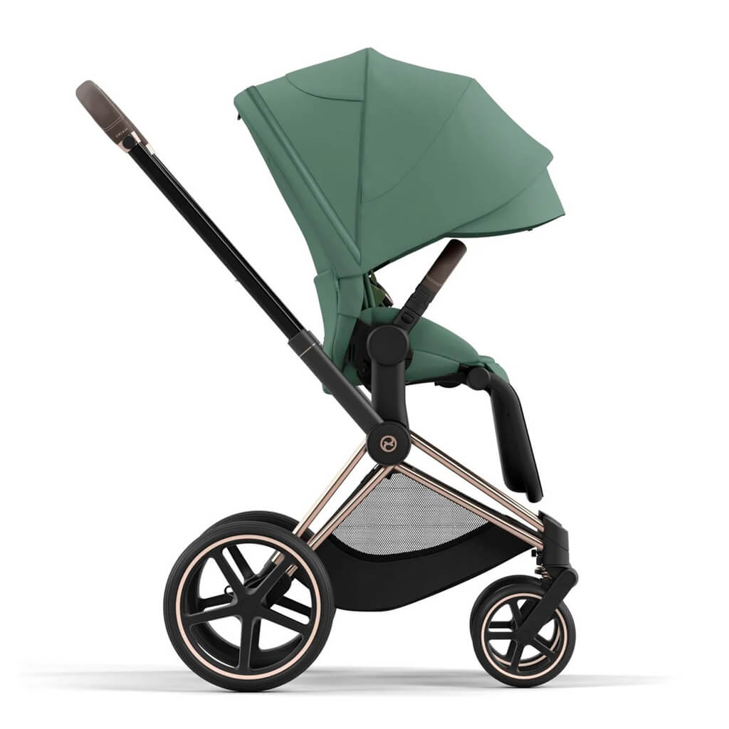 Color_Leaf Green | Cybex Priam 4 Complete Stroller Rose Gold/Brown | NINI and LOLI