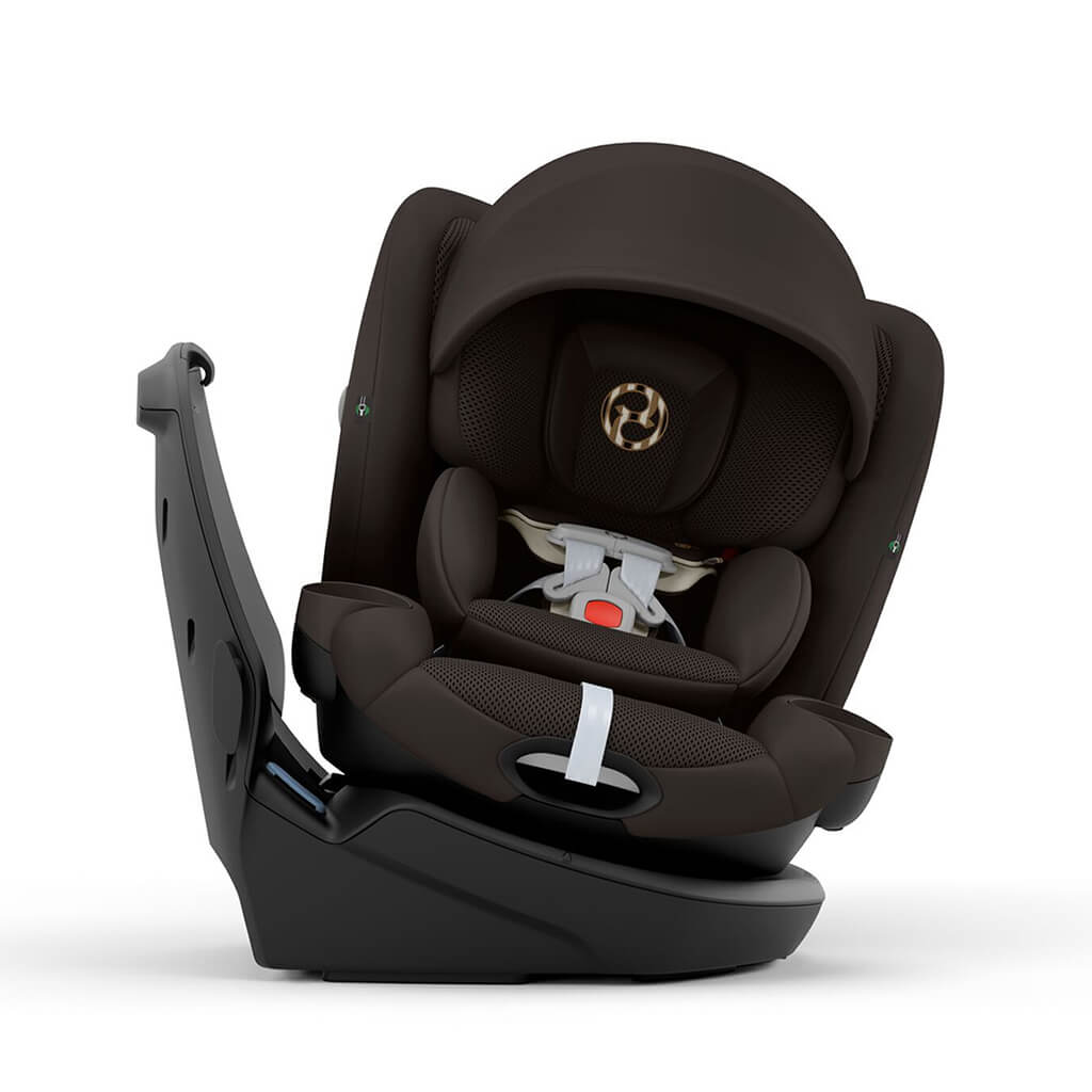 Color_Chocolate Brown | Callisto G 360 Rotating All-In-One Convertible Car Seat | NINI and LOLI