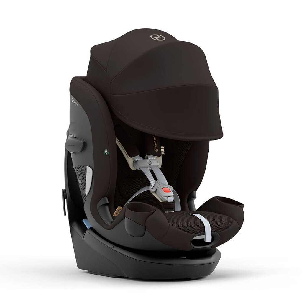 Color_Chocolate Brown | Callisto G 360 Rotating All-In-One Convertible Car Seat | NINI and LOLI