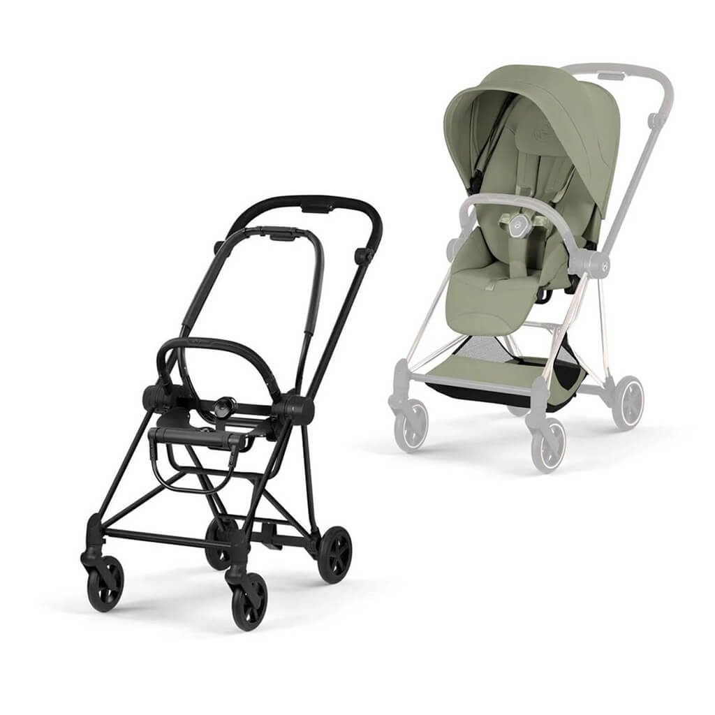 Mios City Stroller Matt Black/Sage Green