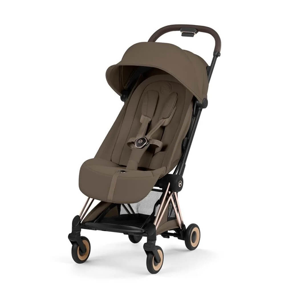 Color_Rose Gold Frame/Coconut Brown (Pre-order July) | New Coya Stroller Style Collection | NINI and LOLI
