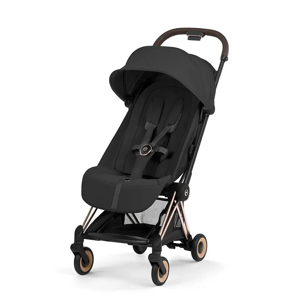 Color_Rose Gold Frame/Sepia Black | New Coya Stroller Style Collection | NINI and LOLI