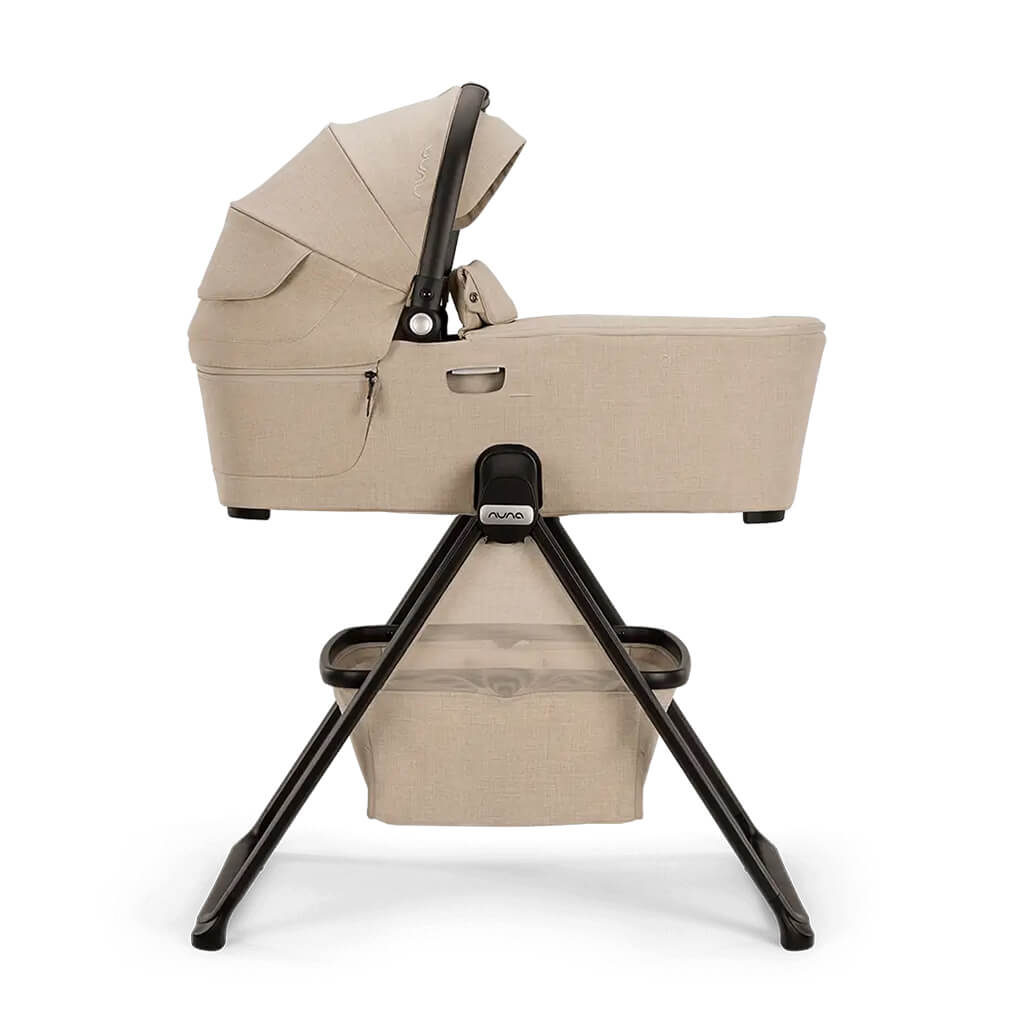 Color_Biscotti | Nuna DEMI Next Bassinet + Stand Hazelwood | NINI and LOLI