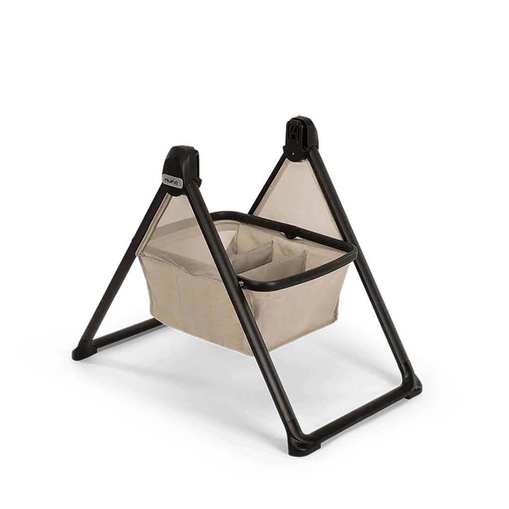 Color_Biscotti | Nuna DEMI Next Bassinet + Stand Hazelwood | NINI and LOLI