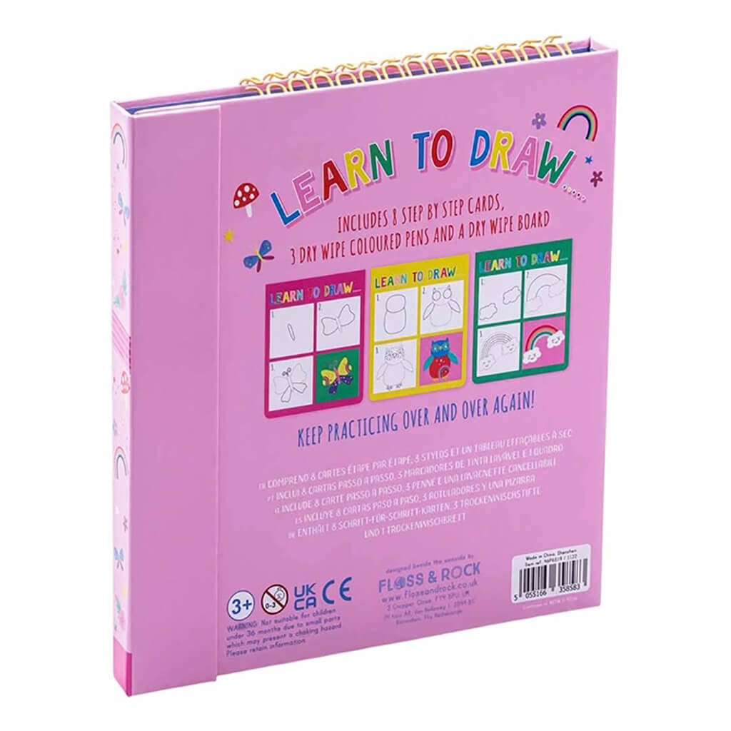 Learn To Draw Art Set For Kids Rainbow Fairy