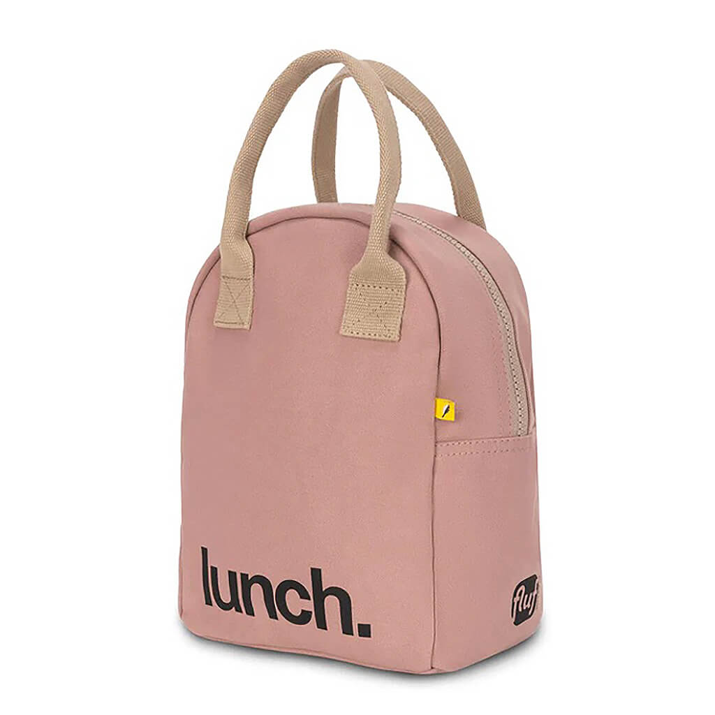 Zipper Lunch Bag -  Mauve/Pink