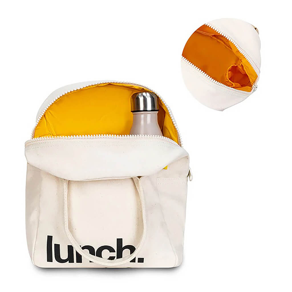 Zipper Lunch Bag - Natural Lunch