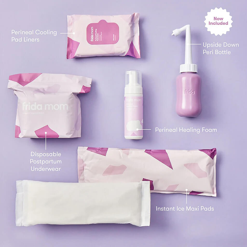 Postpartum Recovery Essentials Kit  With Peri Bottle