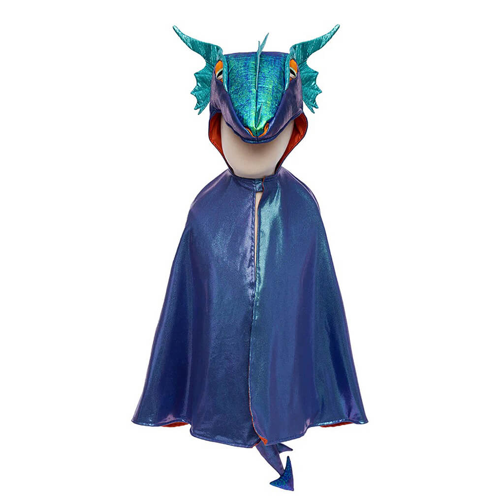 Metallic Dragon Cape Azure