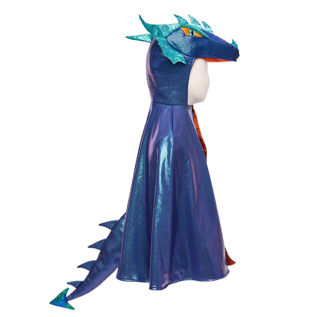 Metallic Dragon Cape Azure