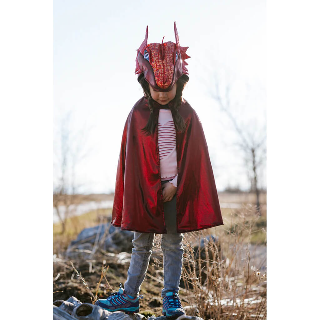 Ruby The Metallic Dragon Cape