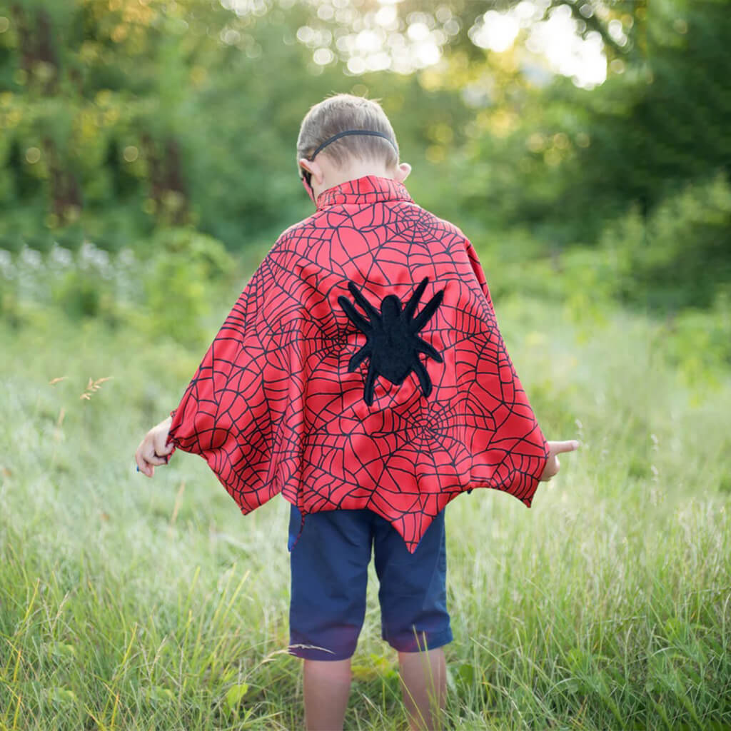 Spider Cape Set with Mask and Cuffs