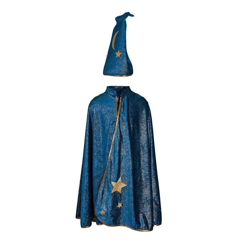 Starry Night Wizard Cape & Hat