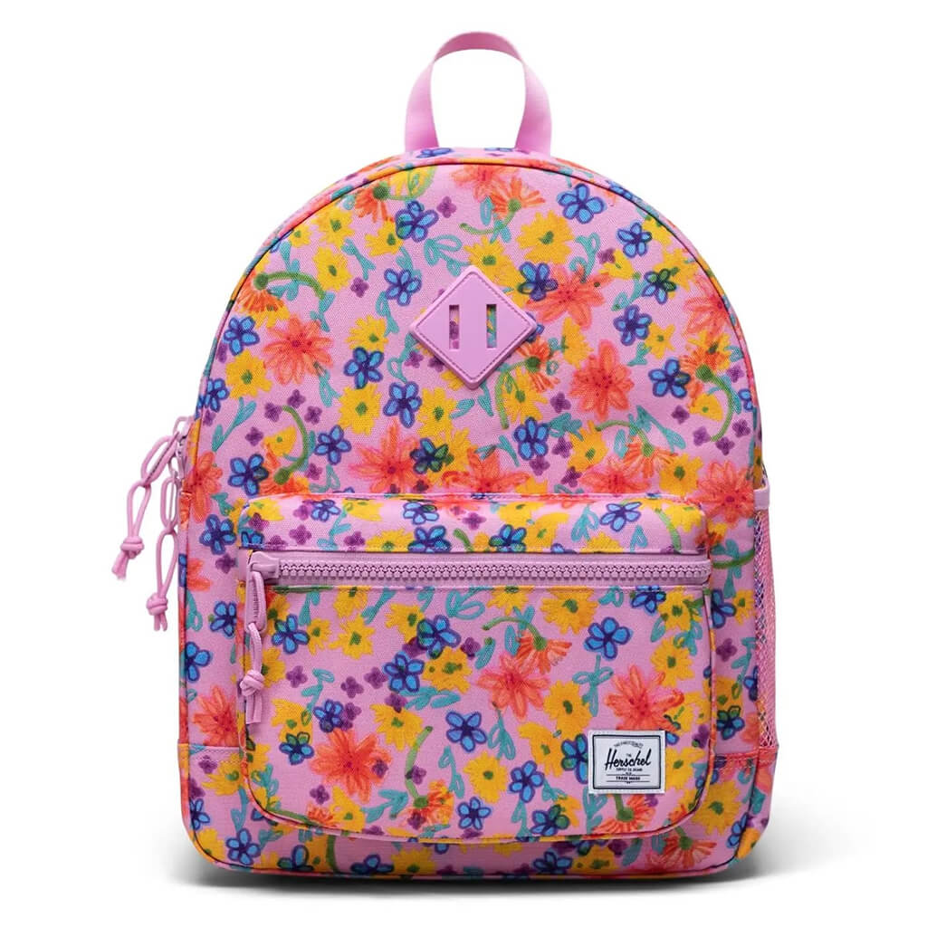 floral herschel backpack Herschel Heritage Youth Backpack Scribble Floral
