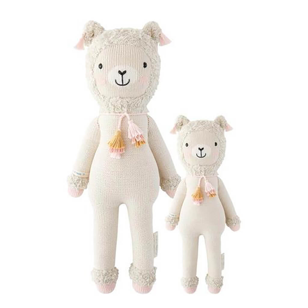 Hand Knit Doll Lola The Llama