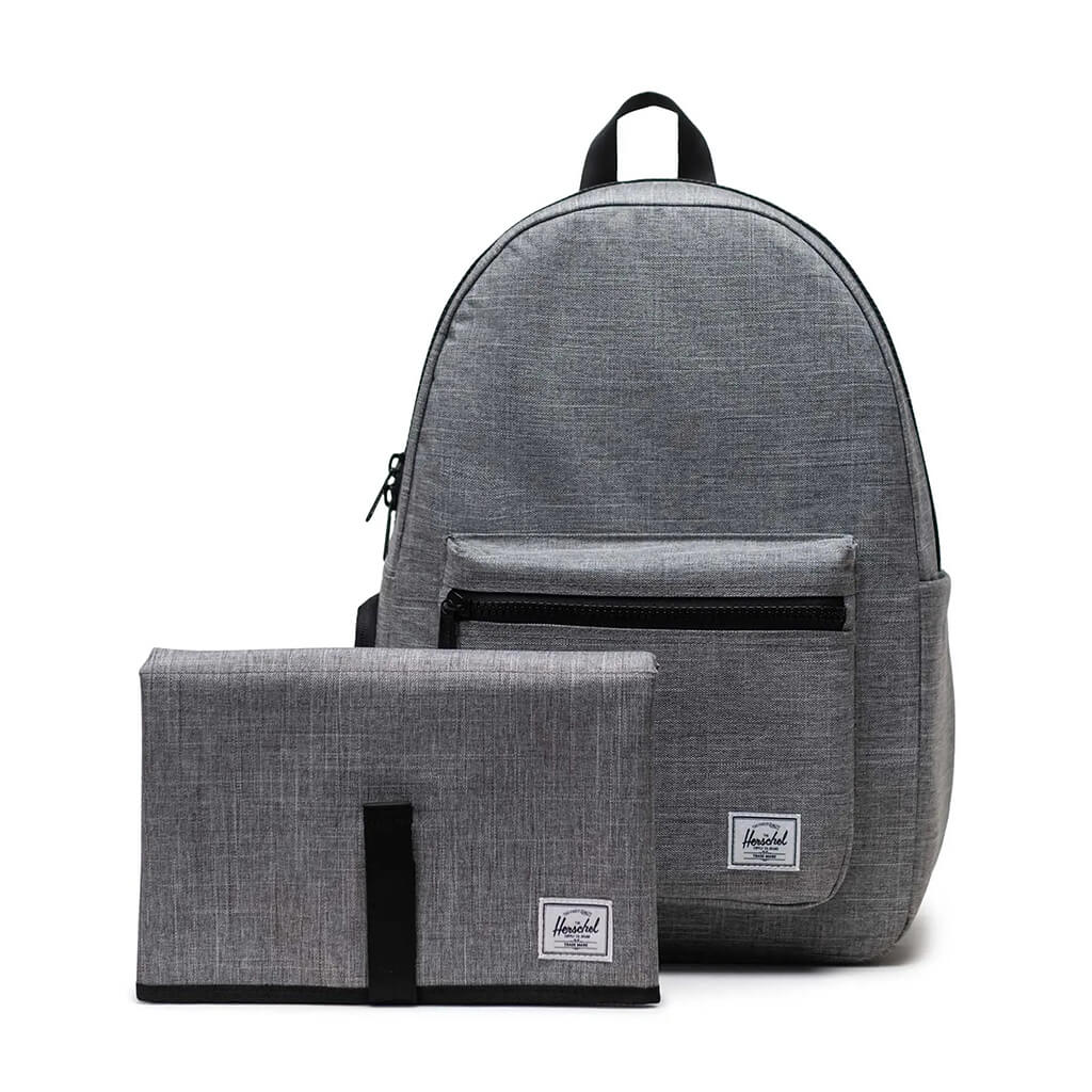 Settlement Backpack Diaper Bag Raven Crosshatc