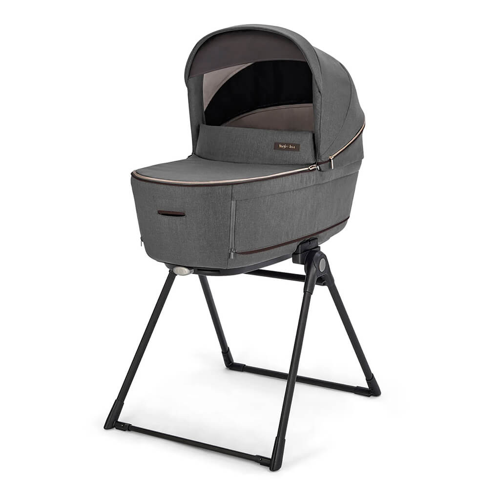 Color_Velvet Gray | Aptica Complete Stroller + Bassinet + Stand | NINI and LOLI