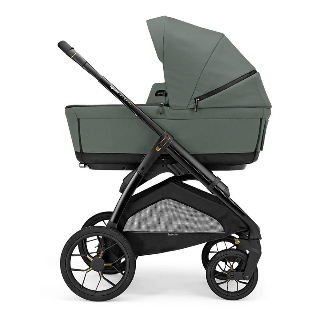 Color_Taiga Green | Aptica XT Complete Stroller + Bassinet + Stand | NINI and LOLI