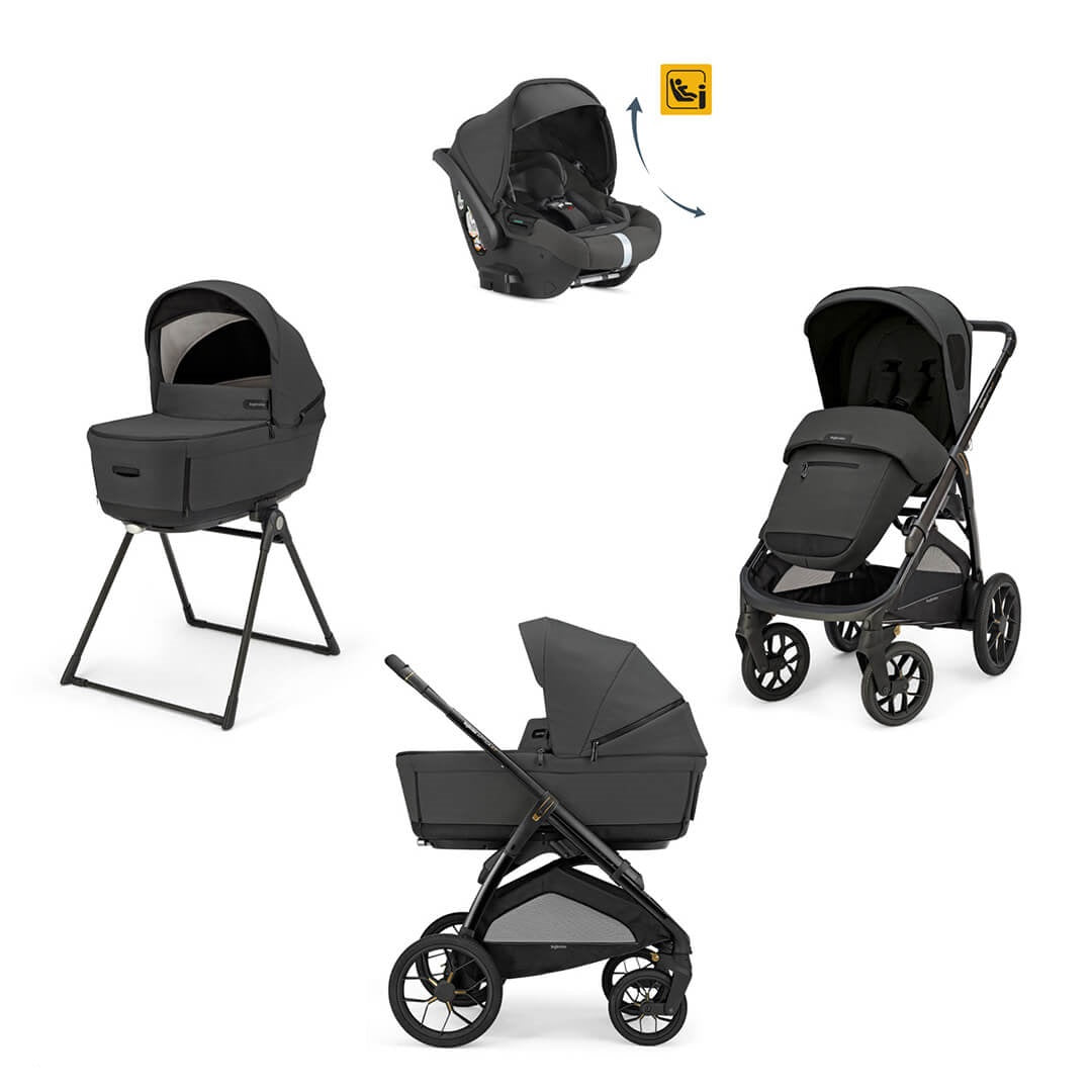 Color_Magnet Gray | Aptica XT Complete Stroller + Bassinet + Stand | NINI and LOLI
