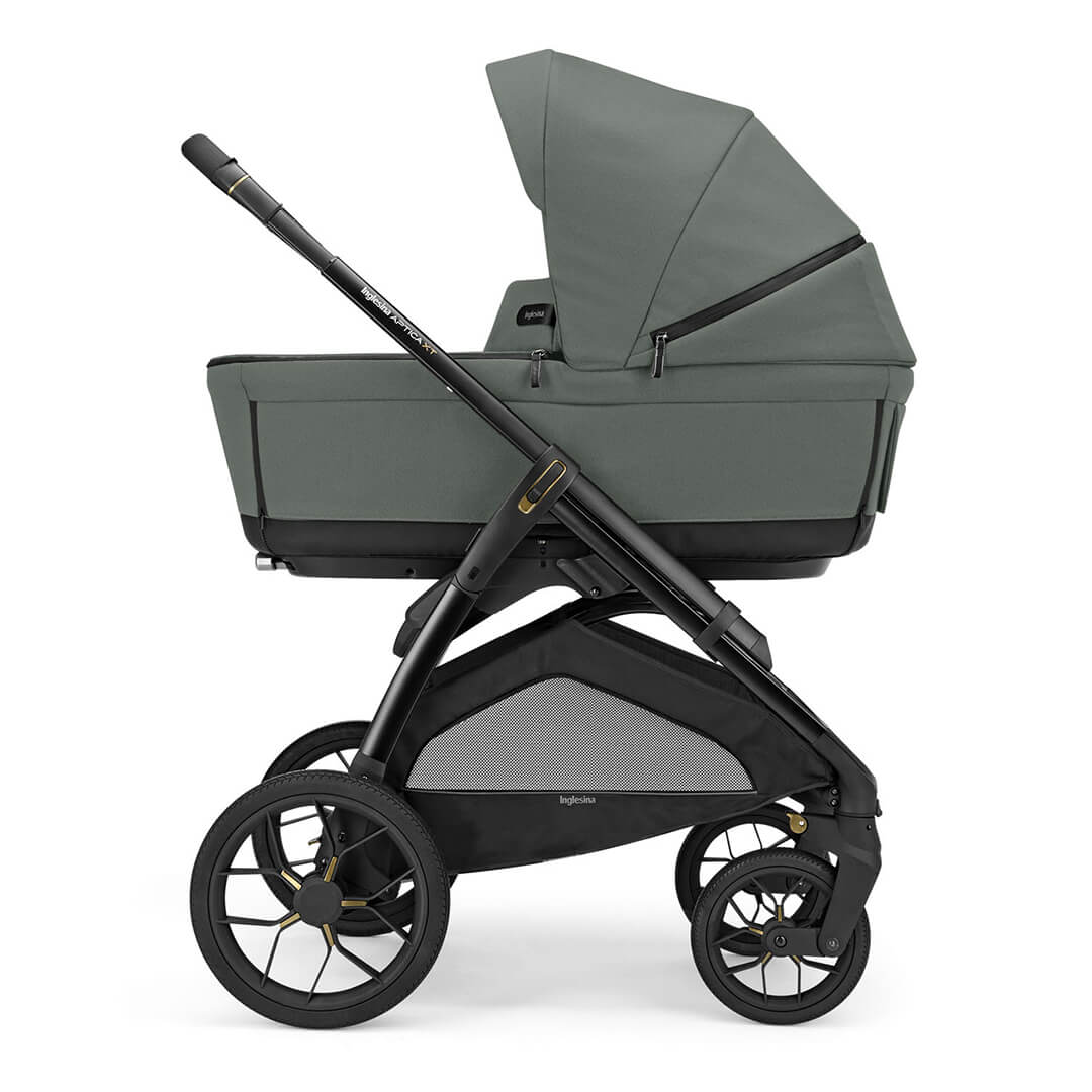 Color_Taiga Green | Aptica XT Complete Stroller + Bassinet + Stand | NINI and LOLI