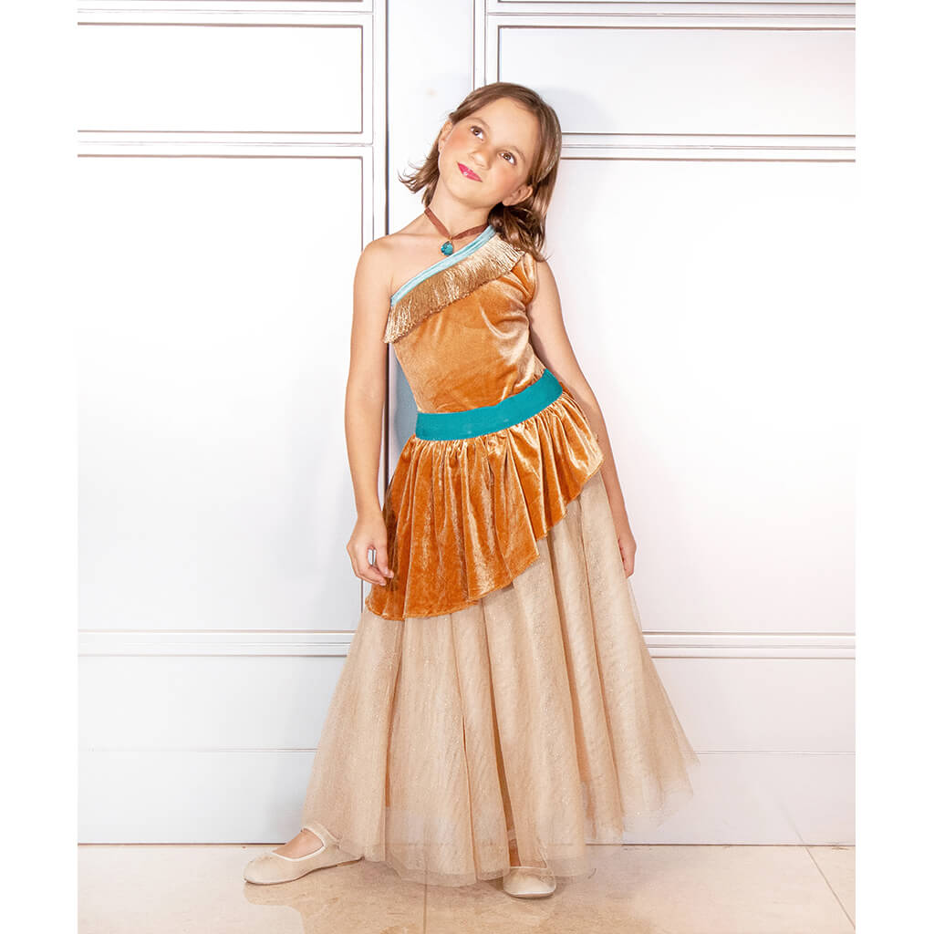 Princess Pocahontas Costume Dress – NINI and LOLI Princess Pocahontas Costume Dress – NINI and LOLI