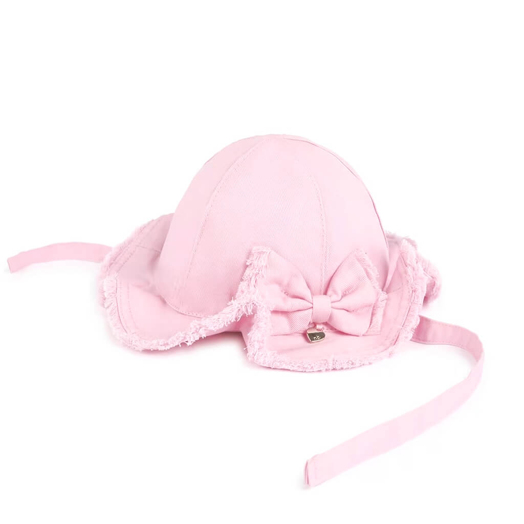 Ruffle Hat with Bow