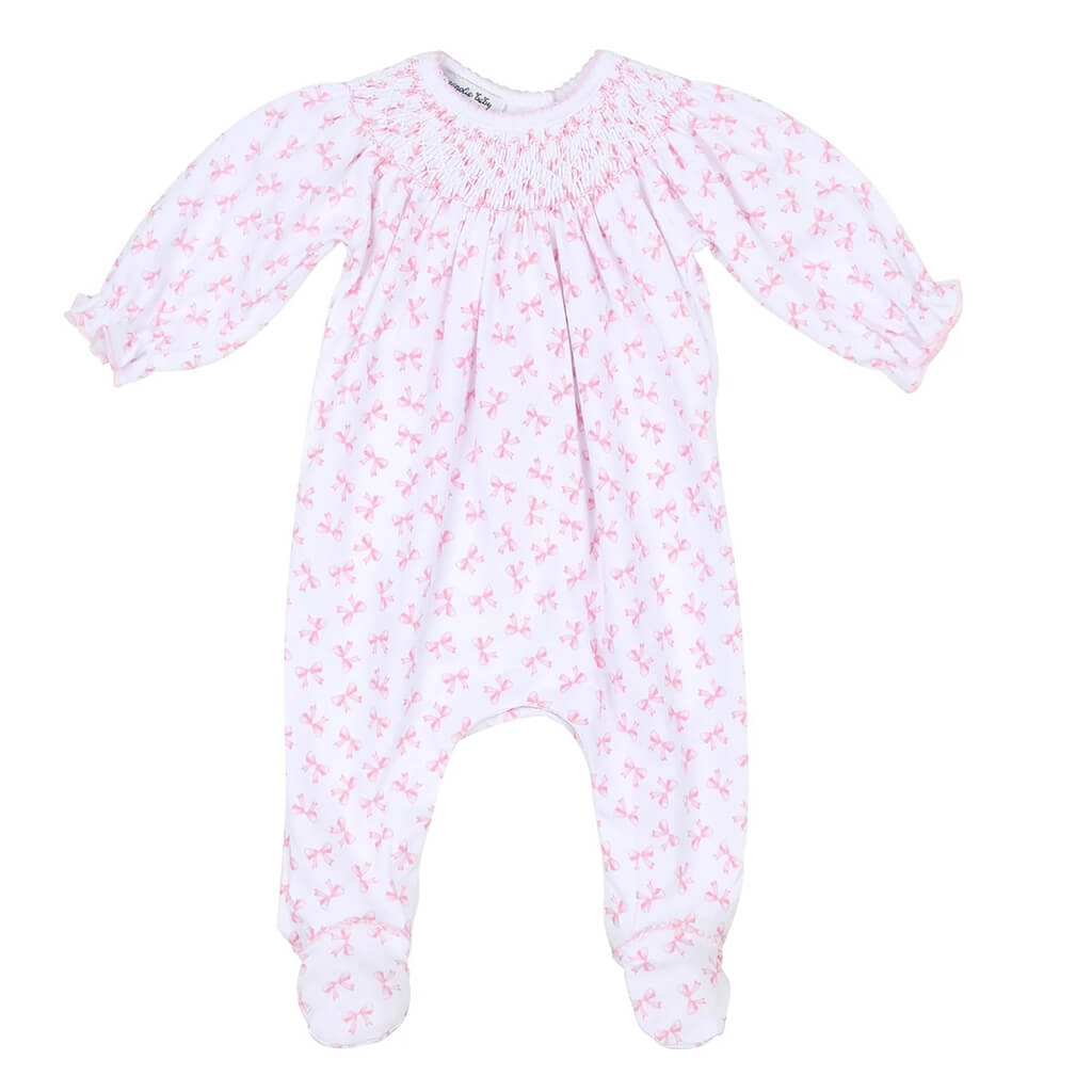 Baby Bows Bishop Footie