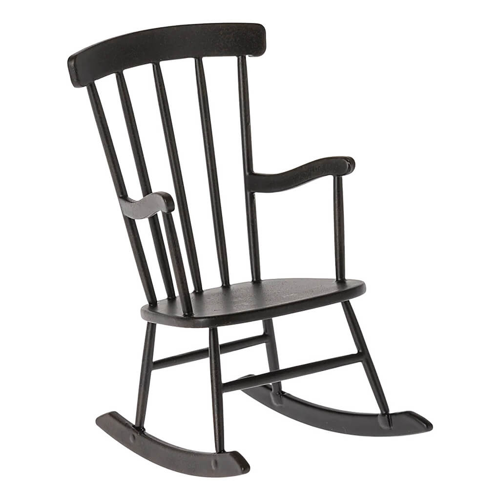 Maileg Rocking Chair Miniature Anthracite