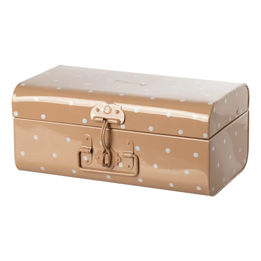 Storage Suitcase Small - Rose With Dots