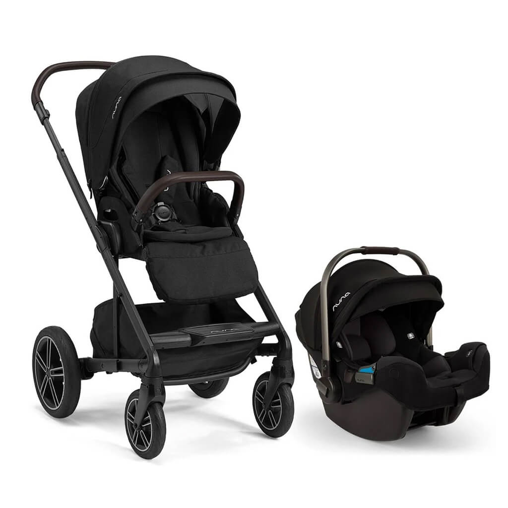 Color_Caviar/Chocolate | Nuna Mixx Next and Pipa Rx Travel System Granite | NINI and LOLI