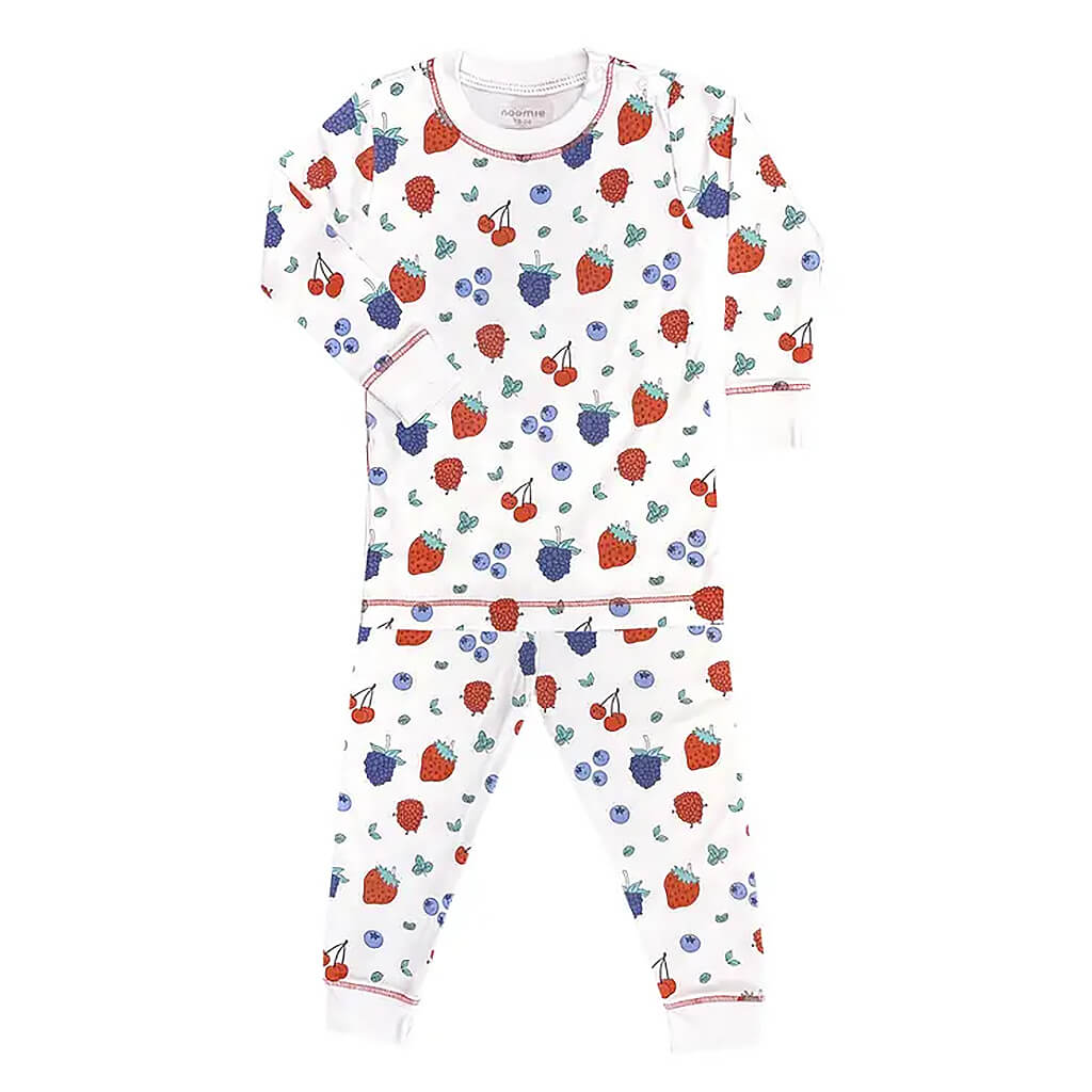 Noomie 2 Piece Pajamas Berries & Cherries